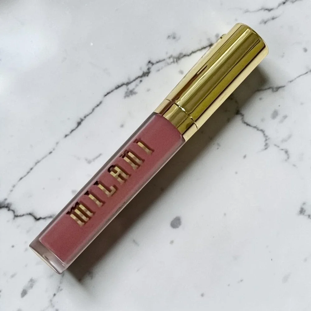 Milani Stay Put Liquid Lip Matte Longwear Lipstick 0.10 oz 130 Iconic Nude Rose